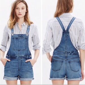 Madewell Adirondack overall shorts